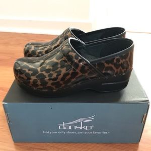 Dansko Leopard Print Shoes